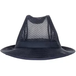 Trilby Hut mit Haarnetz dunkelblau Größe M