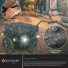Kesser Fahrradlastenanhänger schwarz