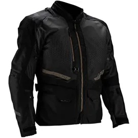 Leatt Adventure FlowTour 5.5 Textiljacke Schwarz/Dunkelgrau/Gold 4XL