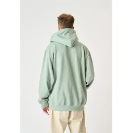 Cleptomanicx Ligull Boxy Hoodie Grün M