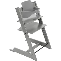 Stokke® TRIPP TRAPP® Bundle Treppenhochstuhl inkl. Babyset, grau