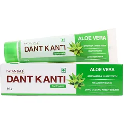 Dan Canty: Zahnpasta mit Aloe Vera (80 gr), Dant Kanti Aloe Vera Zahnpasta Patanjali