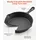 Vevor Gusseisenpfanne Pfannen-Set 3-tlg. 16 cm + 22 cm + 26,5 cm
