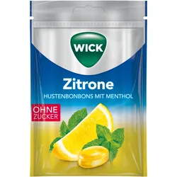 Wick Hustenbonbons Zitrone & Menthol