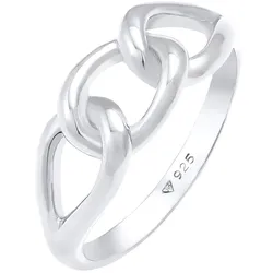 Elli Ring Knoten Symbol Chain Look 925 Silber 54 Damen 