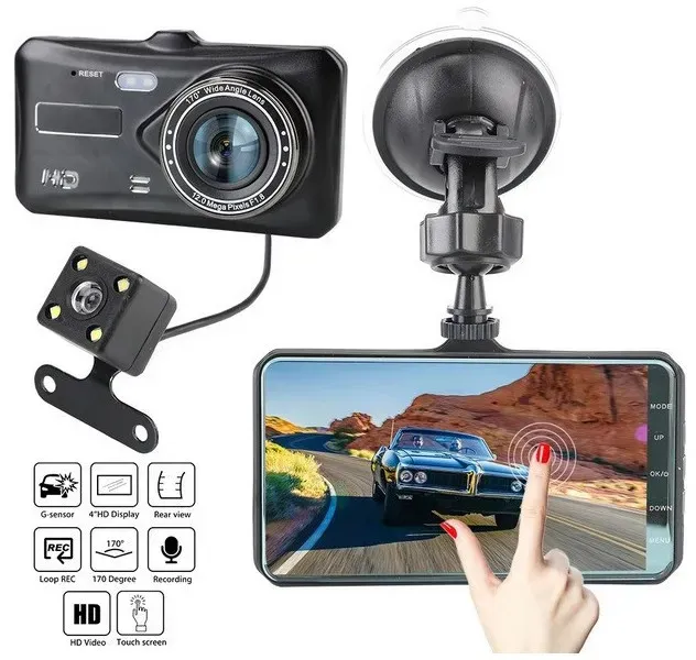 Videorecorder mit 2 Kameras Super HD VD8802