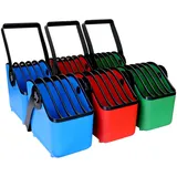 LocknCharge LNC10019 Große Körbe 13 "Geräte Sets von 6 Schwarz