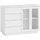 Homcom Sideboard 120 x 91 x 40 cm Weiß