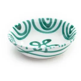 Gmundner KERAMIK Müslischale klein Füllmenge : 0.2 Liter Grüngeflammt Geschirr, handgemacht in Österreich