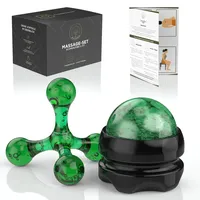 M.S.Lemberg Massage Set inkl. Triggerpunkt Massagegerät & Massageball - Faszienball Drücker