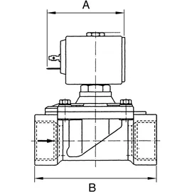 Riegler 2/2-MV,MS,NC,direktg.,230-240V,50-60Hz,16VA,FPM,G1/4,PN0-10bar