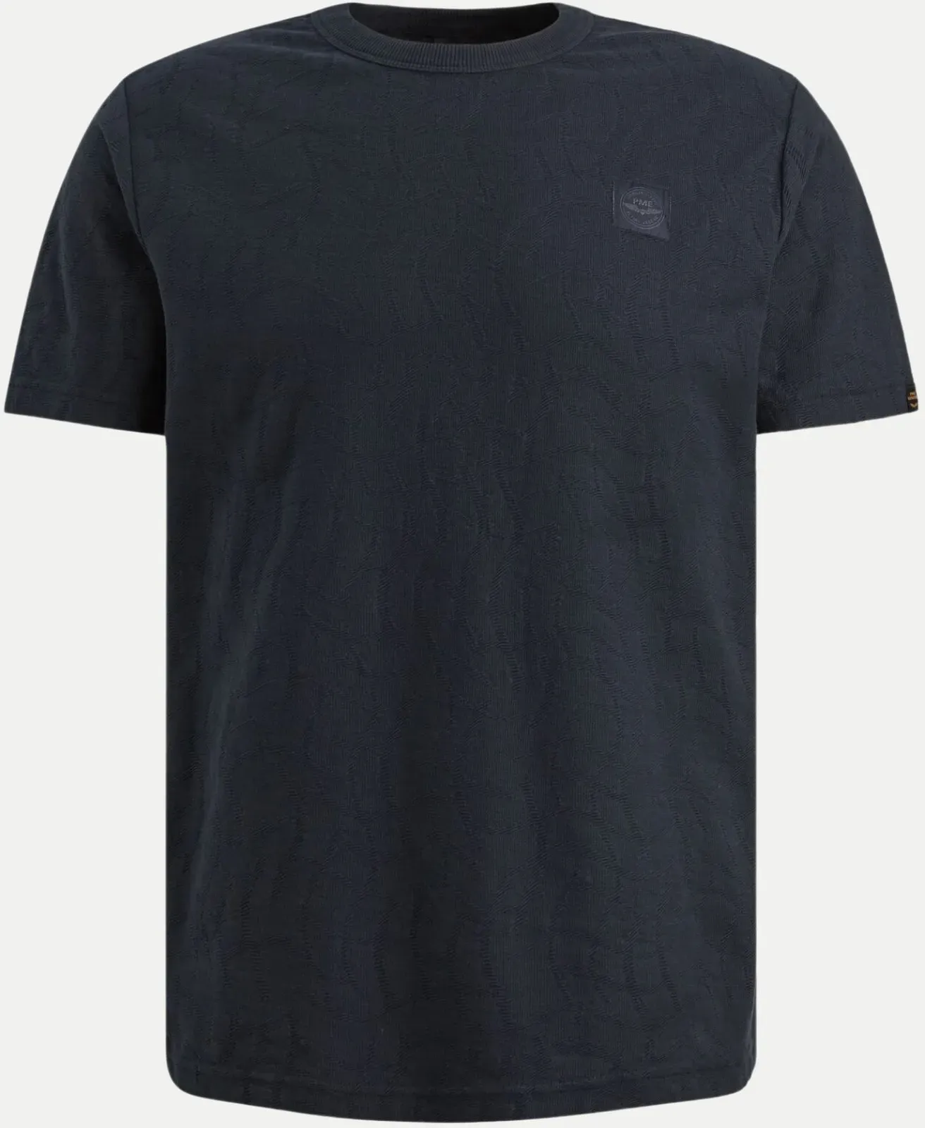 T-Shirt mit Jacquardmuster Schwarz L