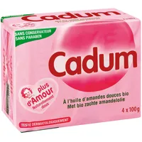 Cadum Kernseife, Duft: sanfte Mandeln, 4 x 100 g