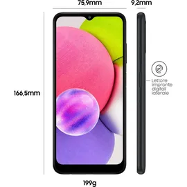 Samsung Galaxy A03s 3 GB RAM 32 GB Black