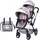 Bayer Xeo Twin Schmetterling Grau/Rosa