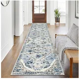enyhom Langer Flur Teppich Läufer Weich Waschbar Küchenläufer 60x240cm