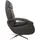 MCW Relaxsessel MCW-L11 Leder 70 x 109 x 147 cm Schwarz mit Liegefunktion