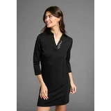 LAURA SCOTT Polokleid Schwarz 36