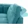 PLACES OF STYLE Ecksofa »Cornwall L-Form«, incl. Sitztiefenverstellung, mit Bettfunktion und Kopfteilverstellung blau