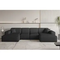 Fun Möbel Wohnlandschaft Sofa U-Form CELES PREMIUM XS in