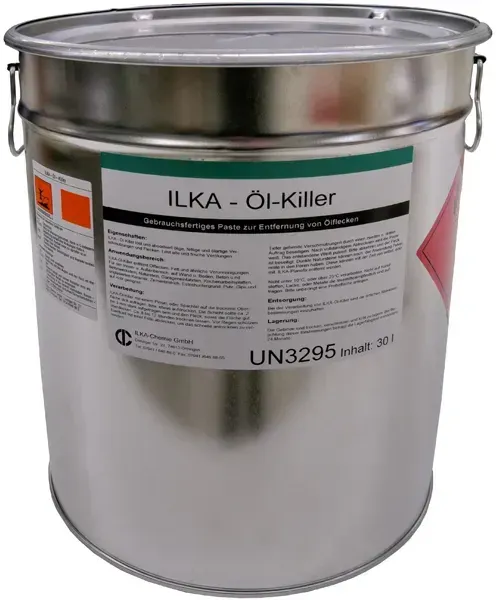 Industriereiniger ILKA Öl-Killer 30 L Gebrauchsfertige Paste zur Entfernung von Ölflecken