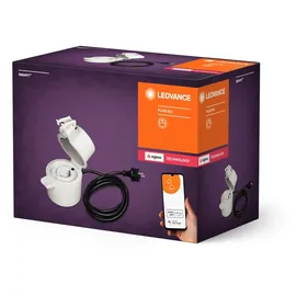 LEDVANCE Smart+ Outdoor Plug, ZigBee schaltbare Steckdose, für die Lichtsteuerung in Ihrem Smart Home, Direkt kompatibel mit Echo Plus und Echo Show (2. Gen.),