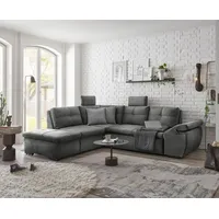 Stella Trading Ecksofa Grau - 265x217 cm