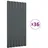 vidaXL Dachpaneele 36 Stk. Pulverbeschichteter Stahl Anthrazit 80x36cm