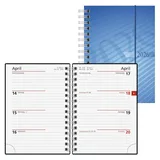 Rido Taschenkalender mit Spirale A6 Blau 2026