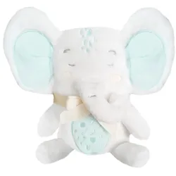 Kikkaboo Babydecke Fleece 3D Tierstickerei, Größe 100 x 75 cm, Kuscheltier türkis