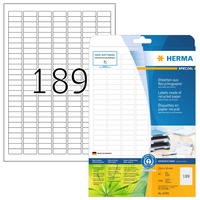 Herma 10700 Recycling Etiketten, 20 Blatt, 25,4 x 10