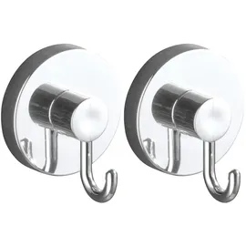 Wenko Vacuum-Loc Haken 2er Set Silber