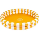 Swim Essentials Swimming Pool 100 cm Gelb Gestreift 100 x 20 cm
