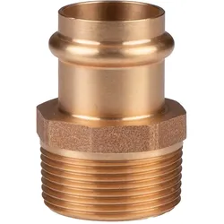 Kupfer Pressfitting Übergang aus Rotguss 28 mm - 1 1/4