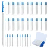 Zahnstocher, Zahnseide-Sticks, Zahnstocher, Interdentalbürsten, Doppelnutzung, Interdentalbürsten, Silikon-Zahnseide-Plektren, Interdentalbürste, Zahnstocher, Zahnbürste für Zahnspangen,