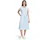 Betty & Co Sommerkleid Weiß/Hellblau 42