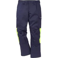 Schweißerbundhose 2031, dunkelblau, Größe C52 - weiß - C52