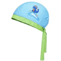 Playshoes UV-Schutz Kopftuch Dino blau-grün, 51 cm