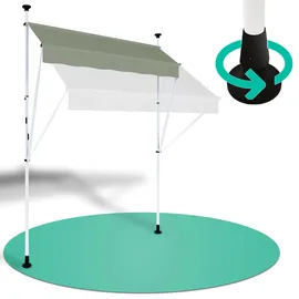 Strattore Klemmmarkise 350 cm matcha grün