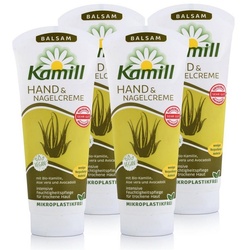 Kamill Hautcreme Kamill Hand & Nagelcreme Balsam 100ml – Handcreme Kamillenextrakt (4er