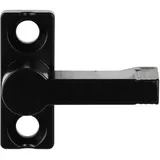 Drehbarer Sperrriegel mit 4 Raststellungen, Schwarz, Verriegelung für Tür und Schrank