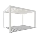 Weide Pergola 3 x 4 m inkl. LED Weiß