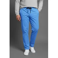 MAN'S WORLD Schlupfhose MAN'S WORLD, Herren, Gr. 34, N + U Gr, blau, Web, Obermaterial: 98% Baumwolle, 2% Elasthan, unifarben, regular fit lang, Hosen Schlupfhose, perfekter Schnitt für Große Größen