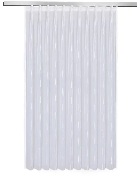 Gerster Collection Fertiggardine Vera 150 x 450 cm Polyester Weiß