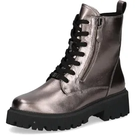 CAPRICE Damen Stiefeletten aus Leder Gefüttert, Beige (Taupe Metallic), 39 EU
