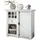 furn.design Kommode Hooge 105 x 100 x 45 cm Weiß