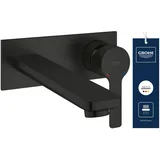 Grohe Lineare Waschtischarmatur Mattschwarz