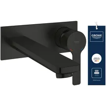 Grohe Lineare Waschtischarmatur Mattschwarz