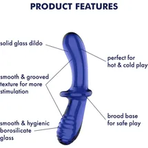 Satisfyer Double Crystal« Glasdildo