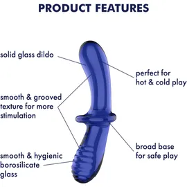 Satisfyer Double Crystal« Glasdildo